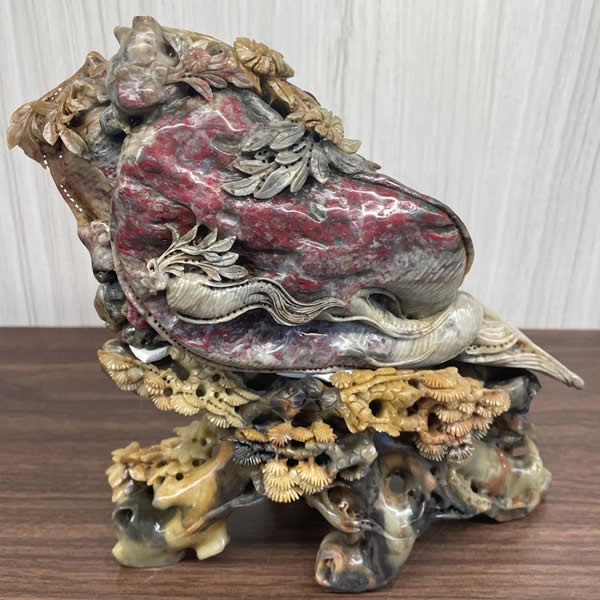 收購壽山石/雞血石擺件