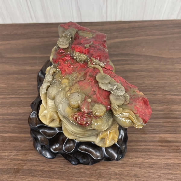 收購壽山石/雞血石擺件