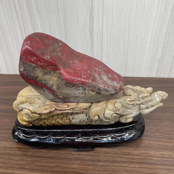 收購壽山石/雞血石擺件